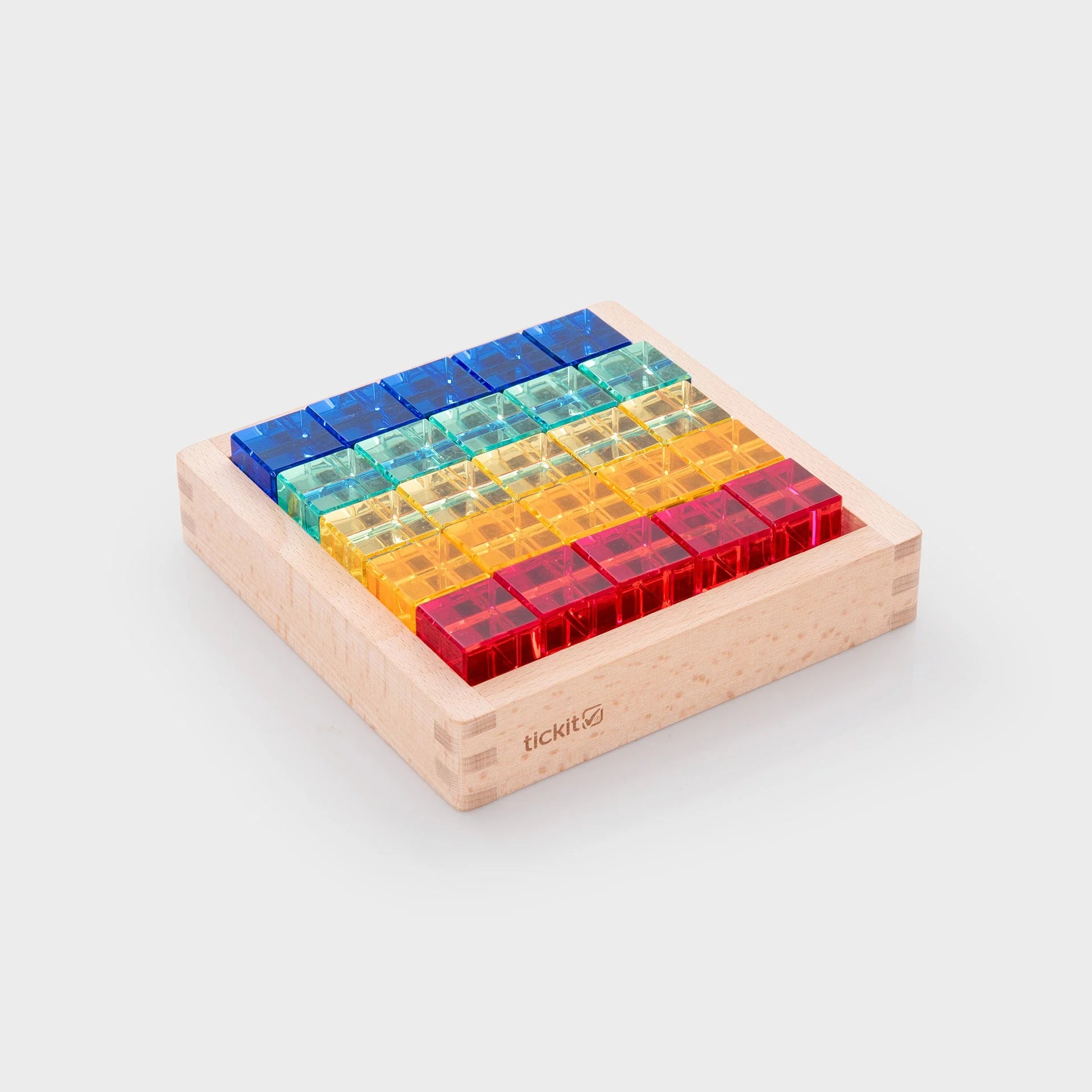 Tickit | edelsteen kubus spiegeltray