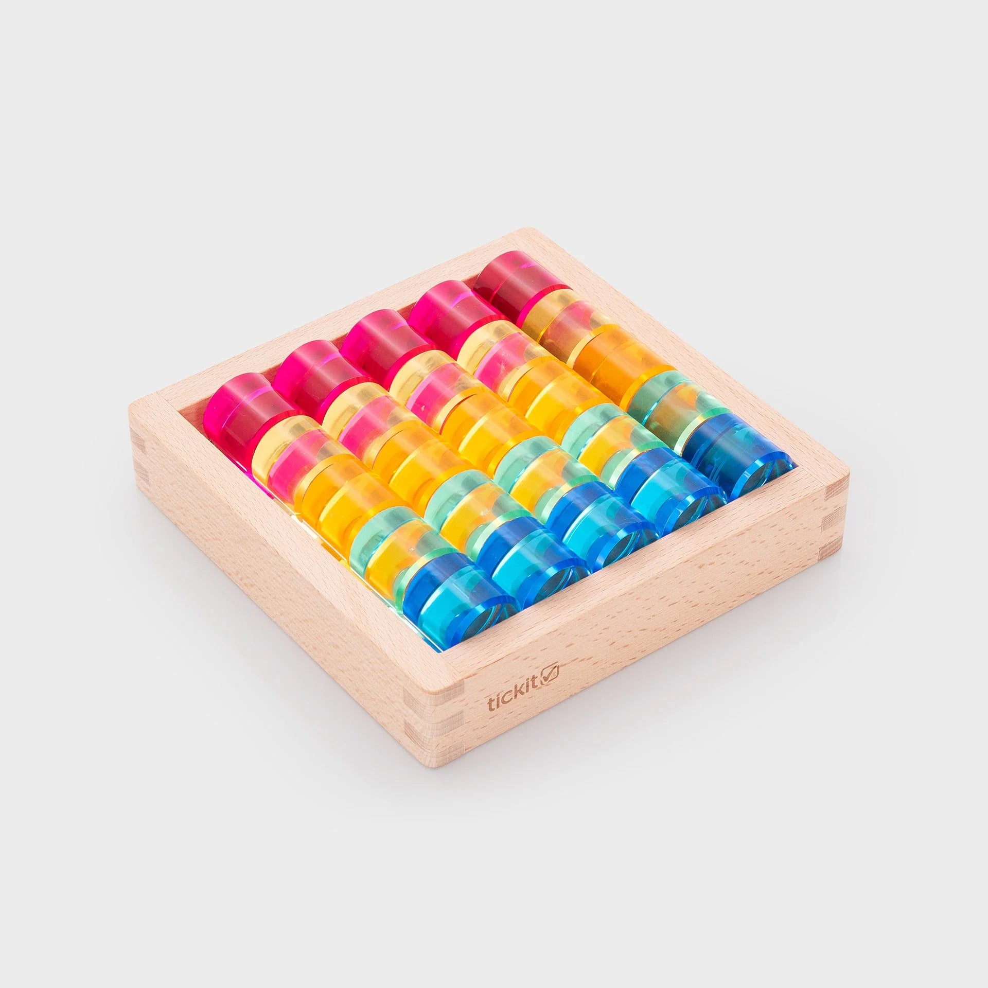Tickit | edelsteen cirkel spiegeltray