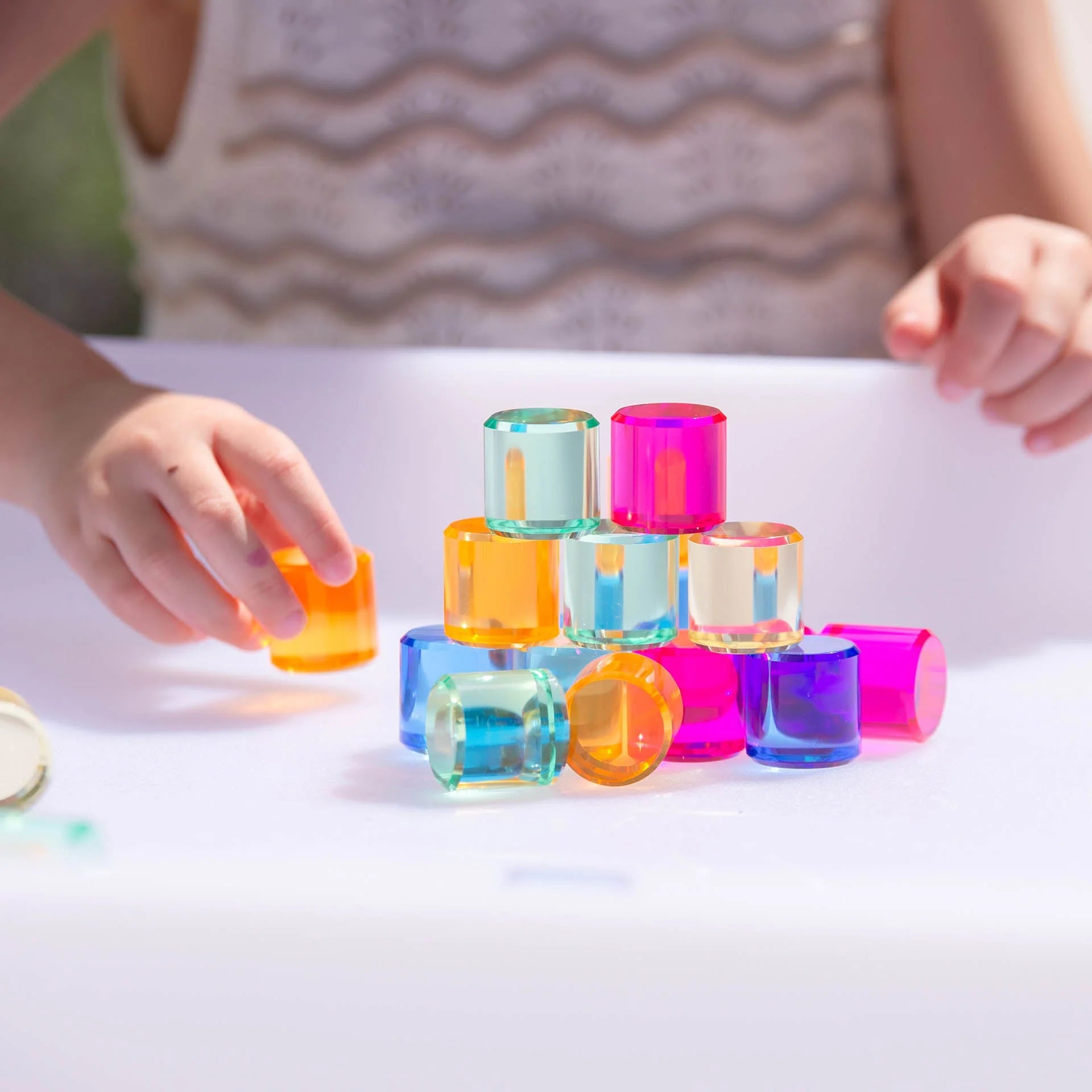 Tickit | edelsteen cirkel spiegeltray