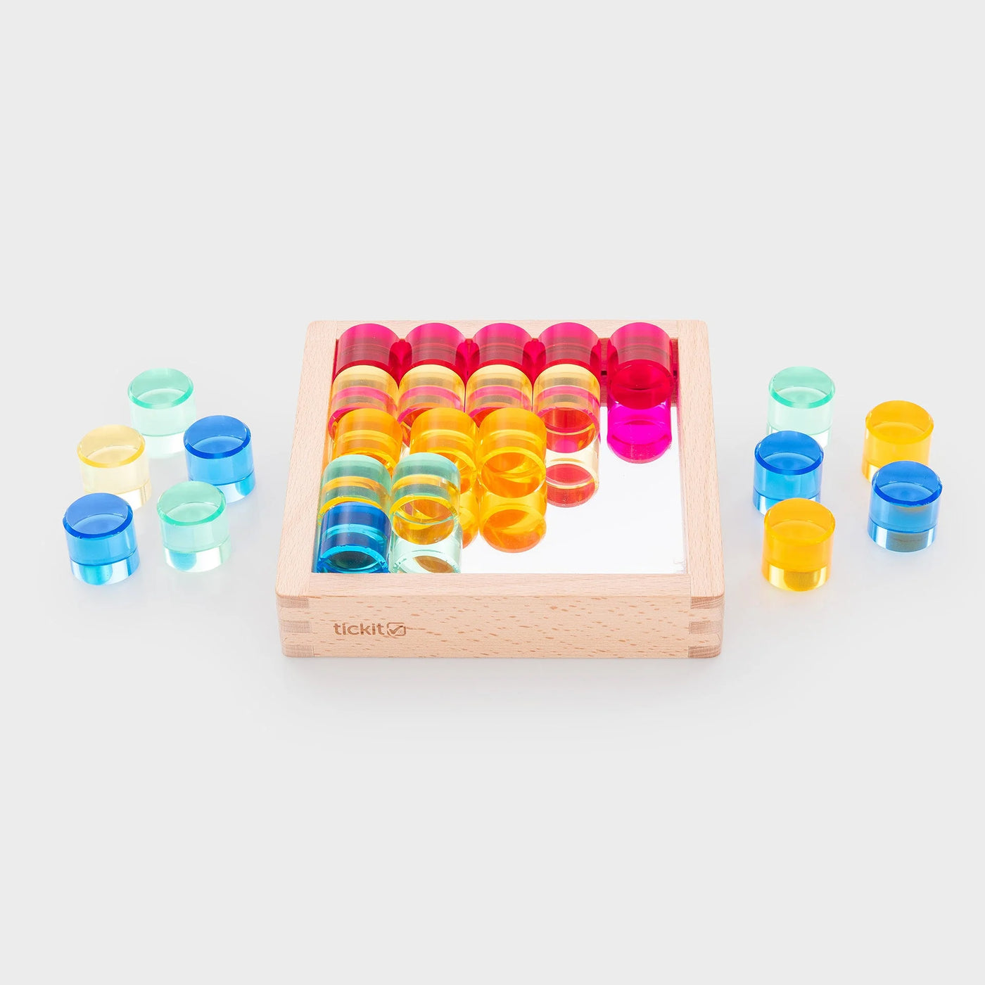 Tickit | edelsteen cirkel spiegeltray