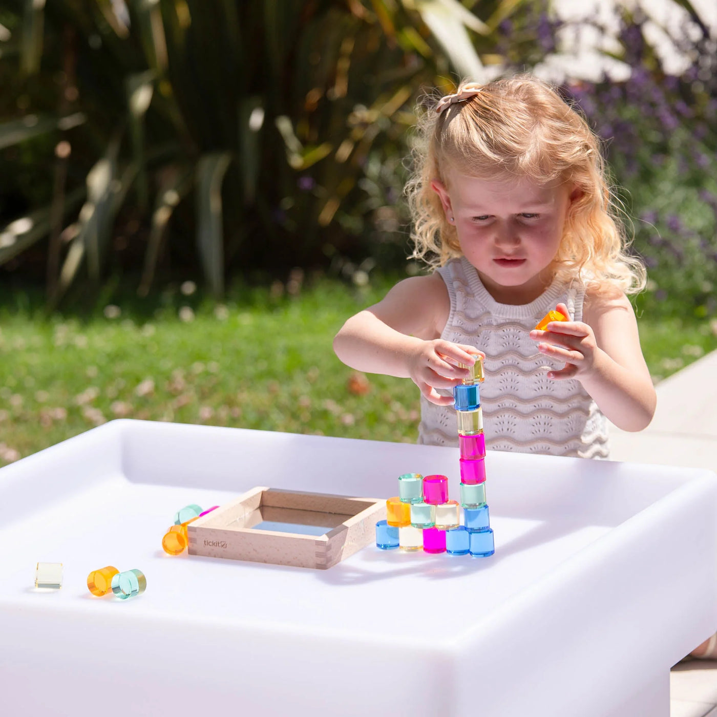 Tickit | edelsteen cirkel spiegeltray