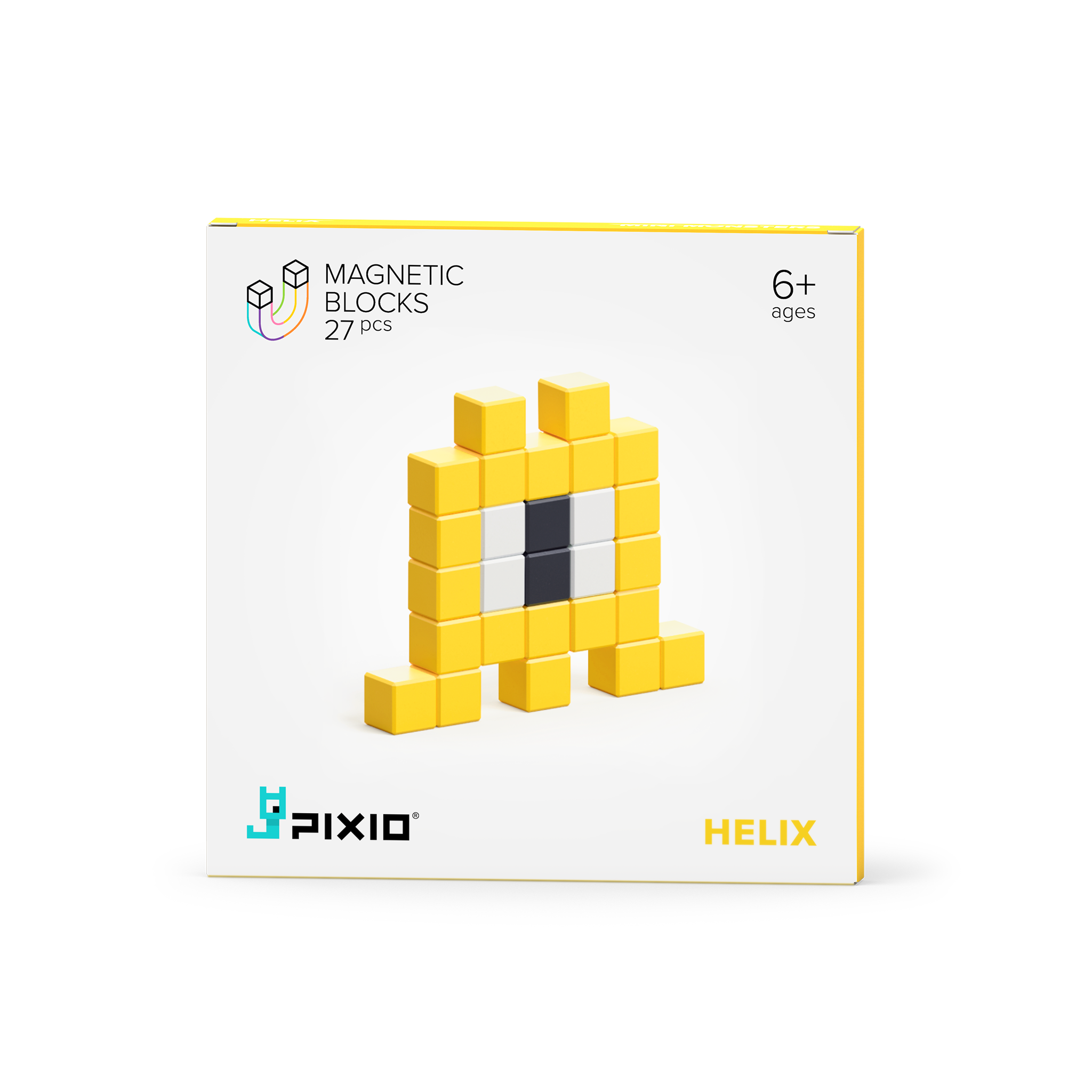 Pixio | Magnetische Blokken Story Series Mini Monsters Helix 27 Stuks