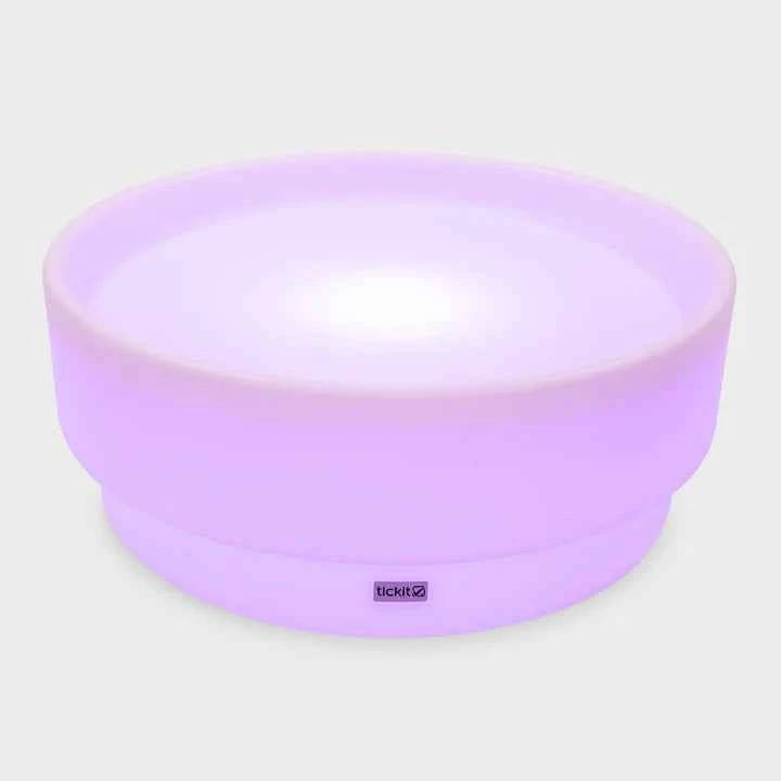 Tickit | Low Round Sensory Exploration Table with Ambient Lighting