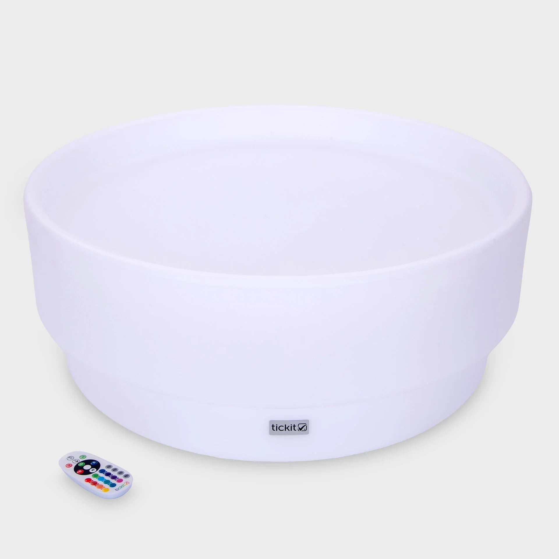 Tickit | Lage Ronde Sensorische Ontdekkings Tafel Met Sfeerverlichting
