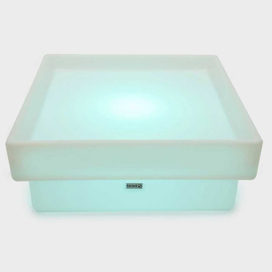 Tickit |  Lage Vierkante Sensorische Ontdekkings Tafel Met Sfeerverlichting