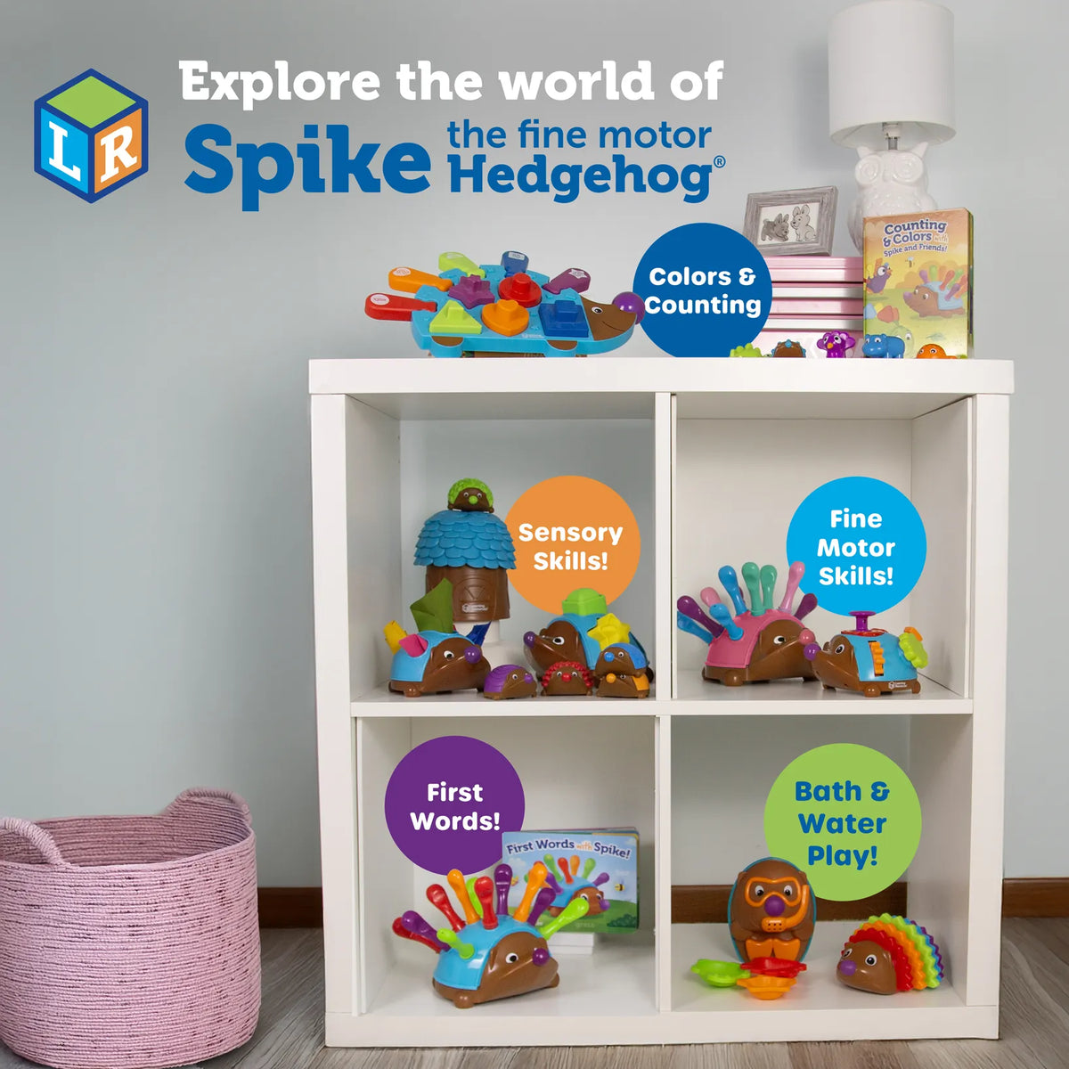 Learning Resources | spike fine motor hedgehog sensory tree house
