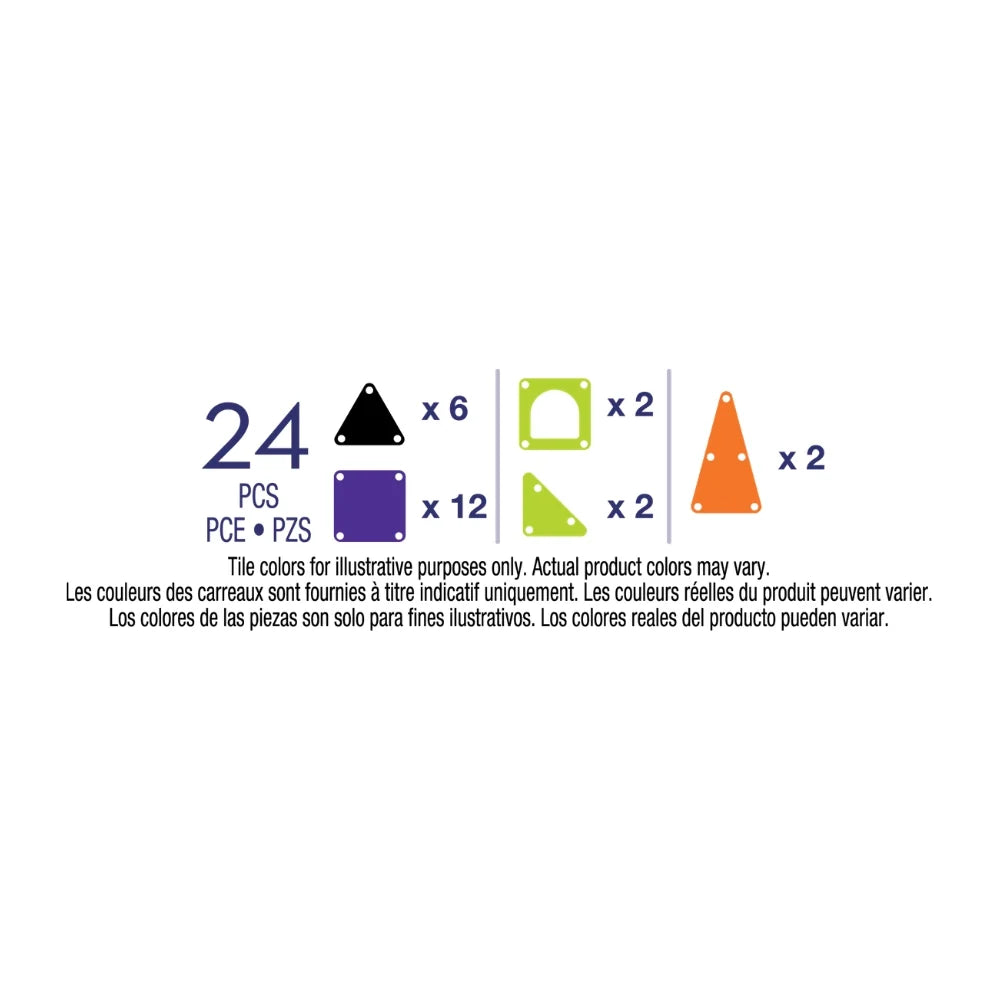 Magna-Tiles | micromags travelset spooky 24pcs