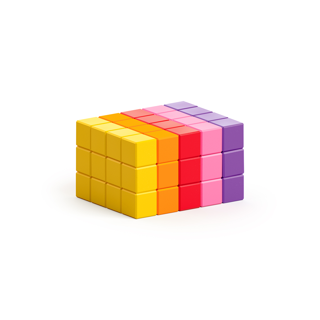 Pixio | Magnetische Blokken Abstract Series Pixoplasma 60  Stuks