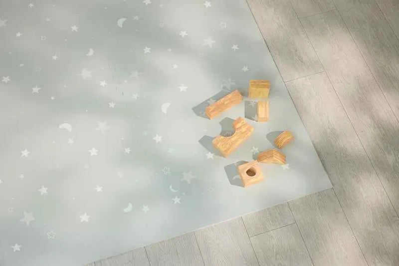 Nido Nido | Puzzelmat Stylisch Star and Moon Gray 6-Pack