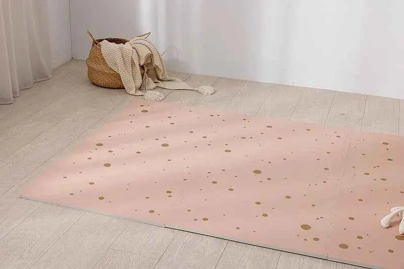 Nido Nido | Puzzelmat Stylisch Pink and Gold Confetti 6-Pack
