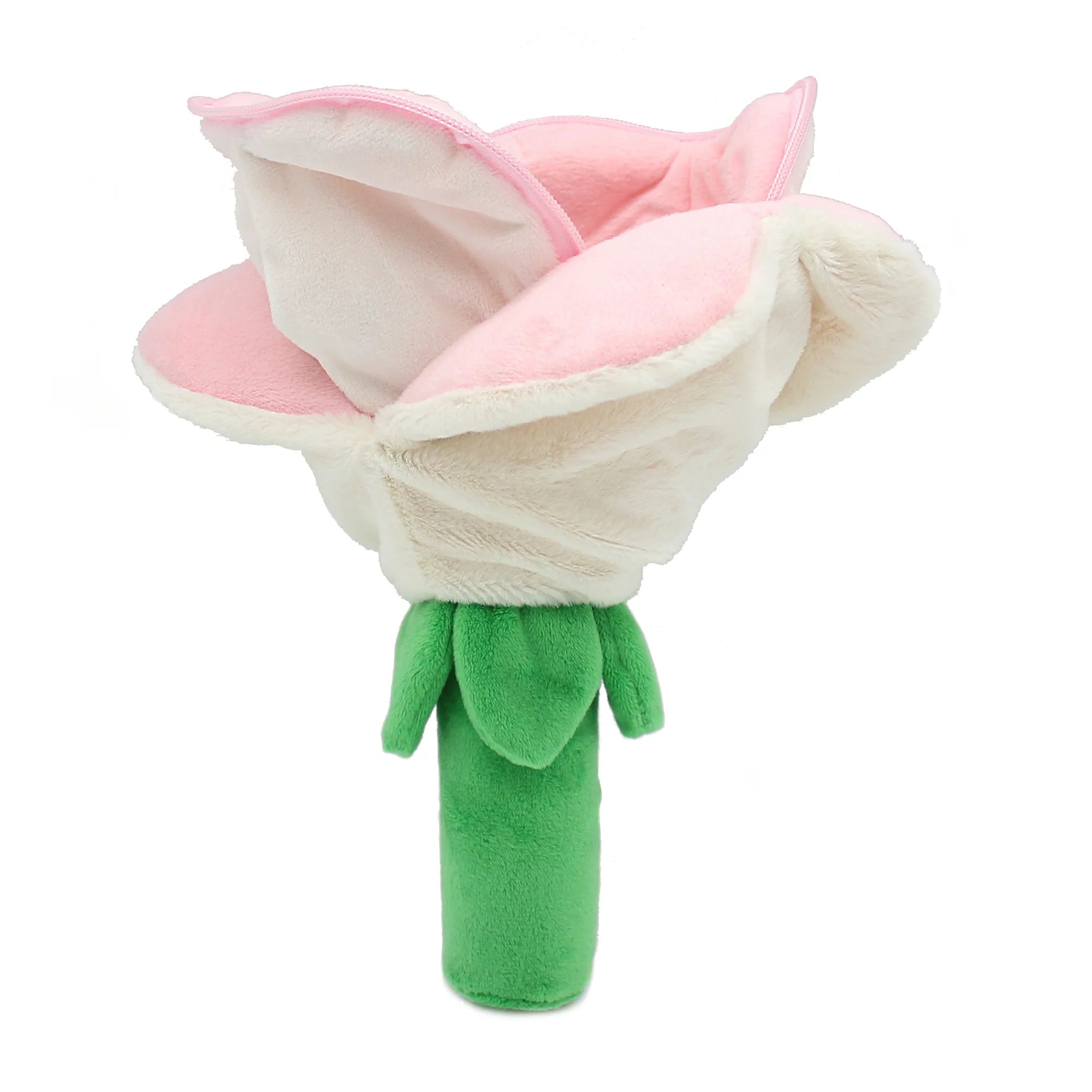 Les duéglingos | Flipetz - Pluche Knuffel Roze En Wit Hart/Bloem