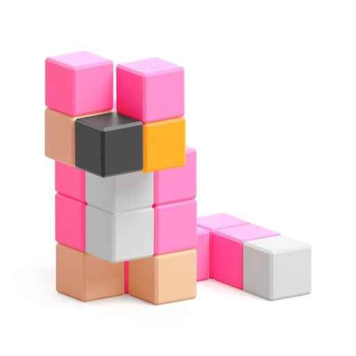 Pixio | Magnetic Blocks Story Series Flamingo 24 Pieces