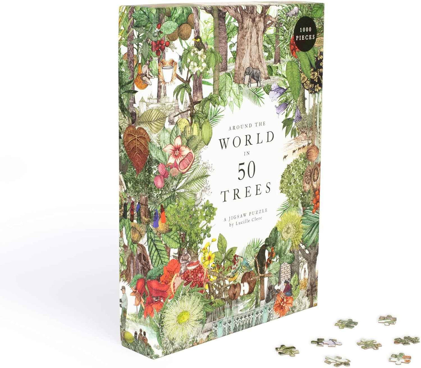 New Mags | Around the World in 50 Trees 1000-Piece Jigsaw Puzzle