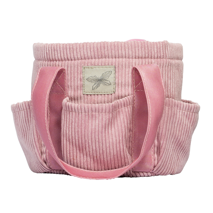 ByASTRUP Verzorgingstas Roze Corduroy voor Stokpaard - stokdier accessoires