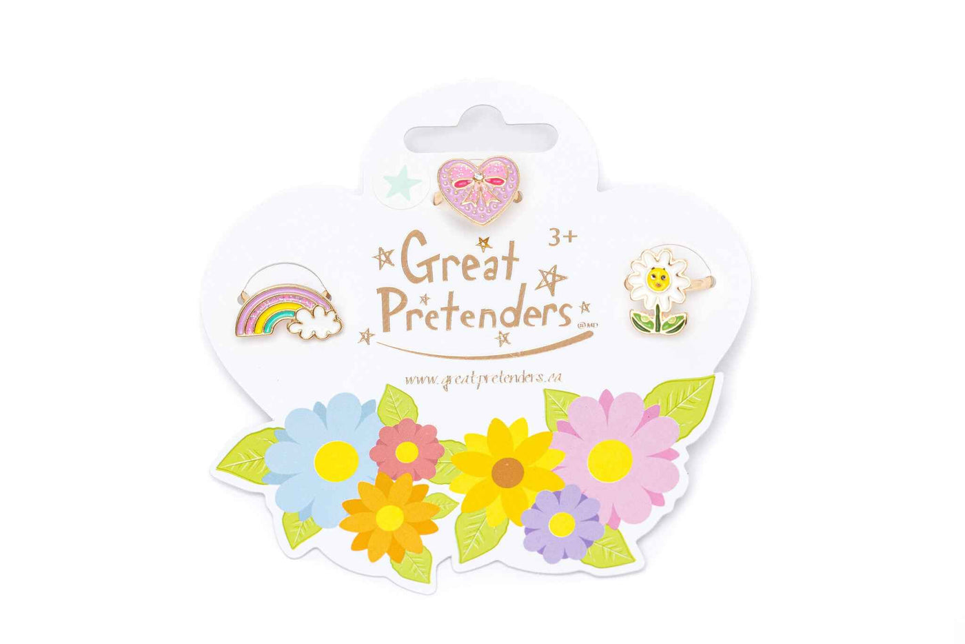 Great Pretenders | Small Spring Flowers Ring Set
