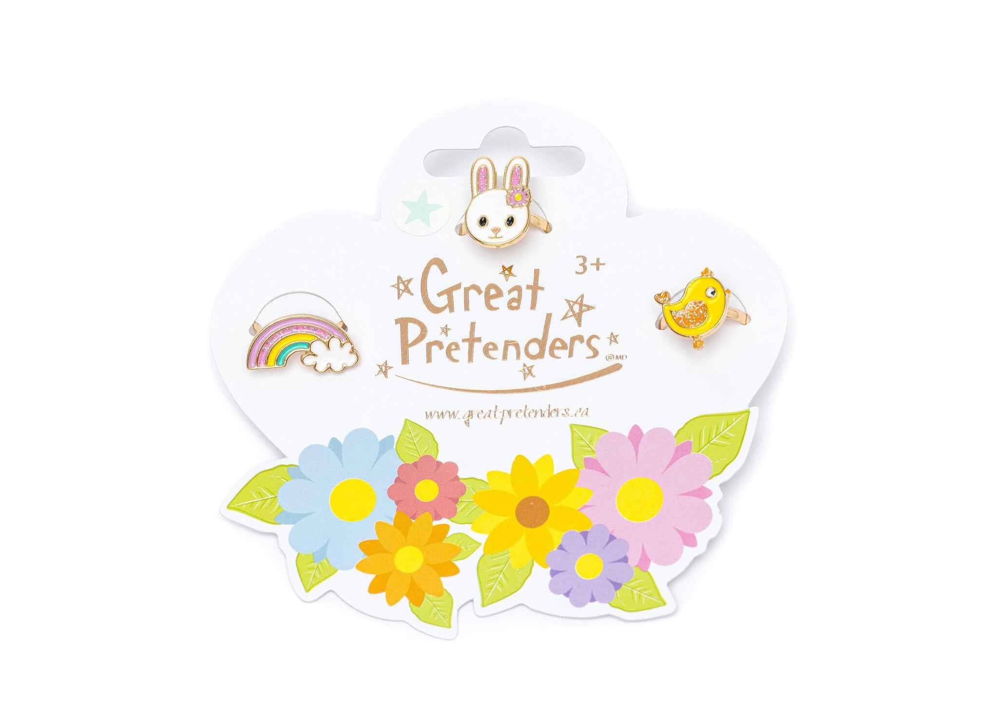 Great Pretenders | Spring Rabbit Ring Set