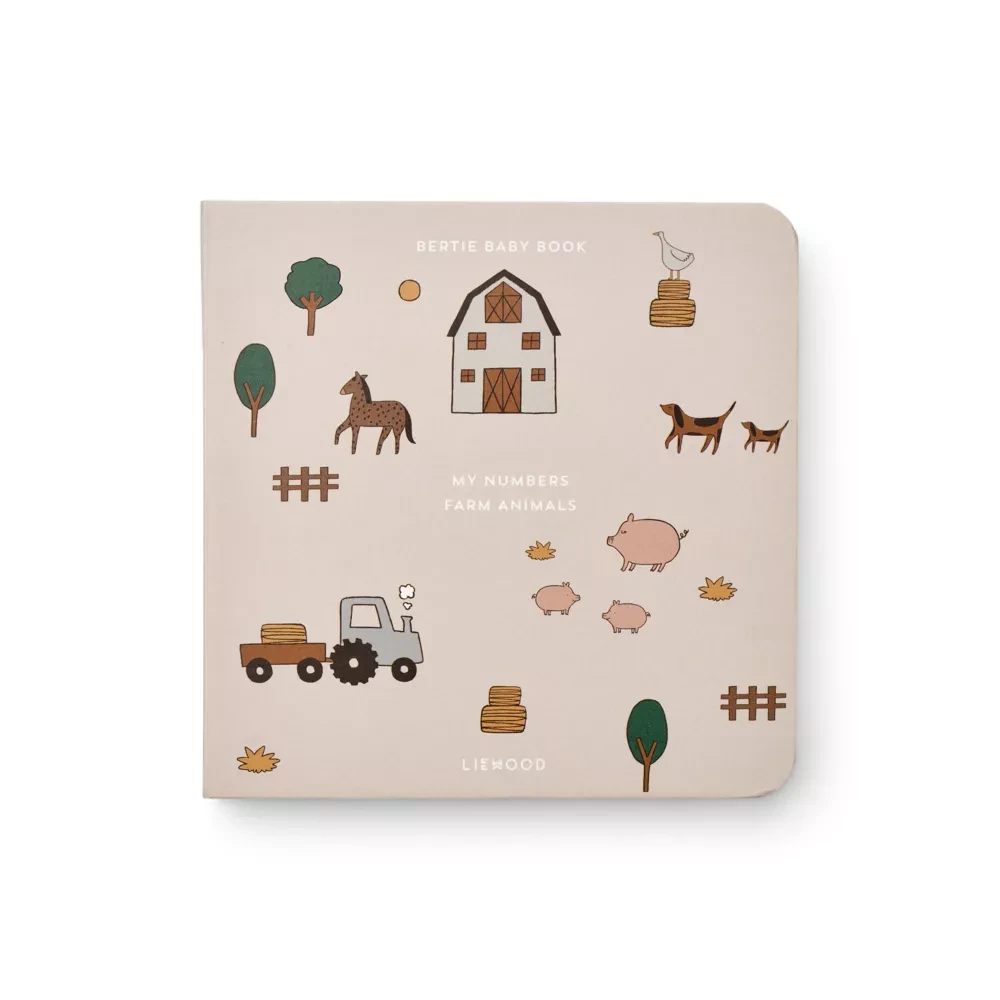 Liewood Bertie Babyboek Colour Farm/Sandy