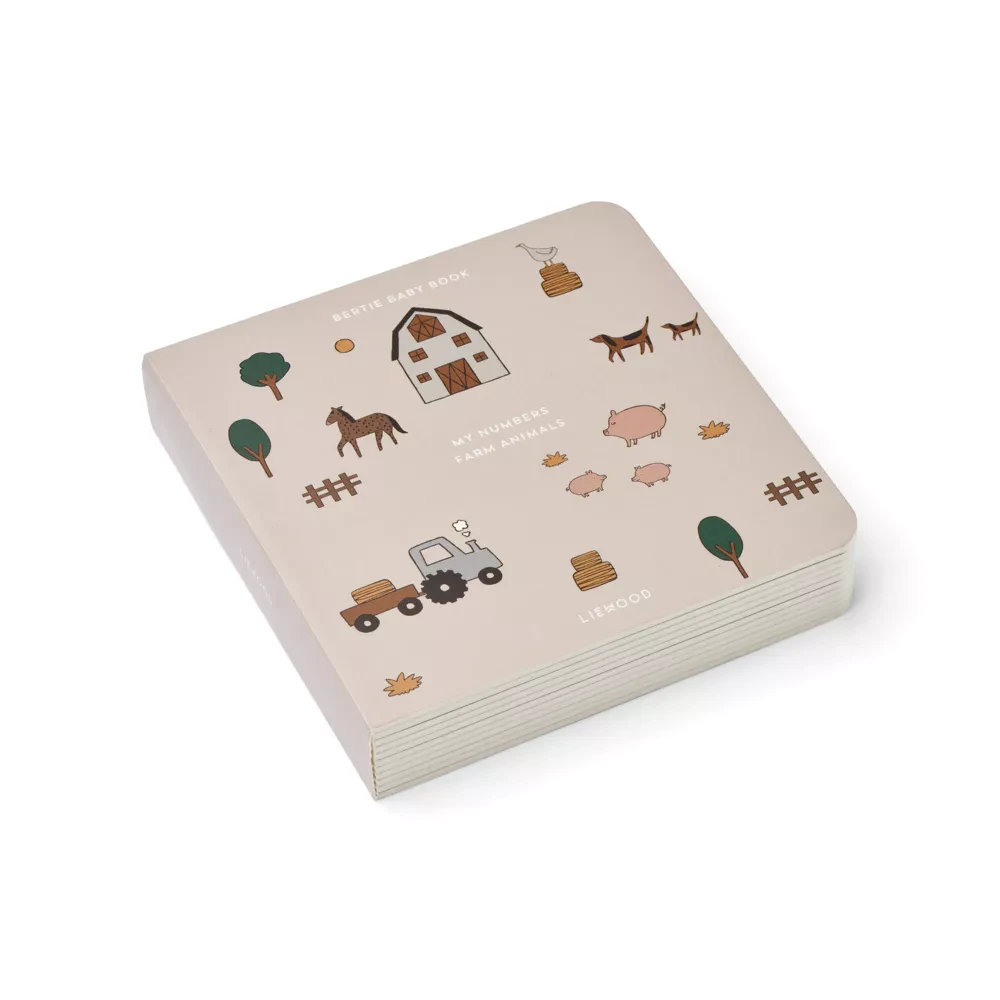 Liewood Bertie Babyboek Colour Farm/Sandy