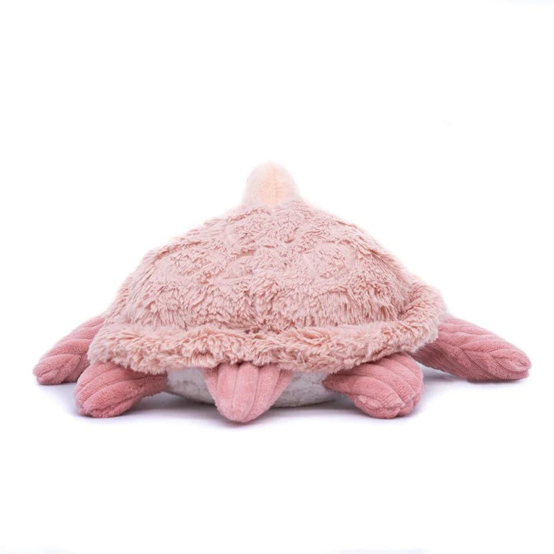 Les duéglingos | Les Ptipotos - Pluche Knuffel Sauvenou De Schildpad Moeder En Haar Roze Baby