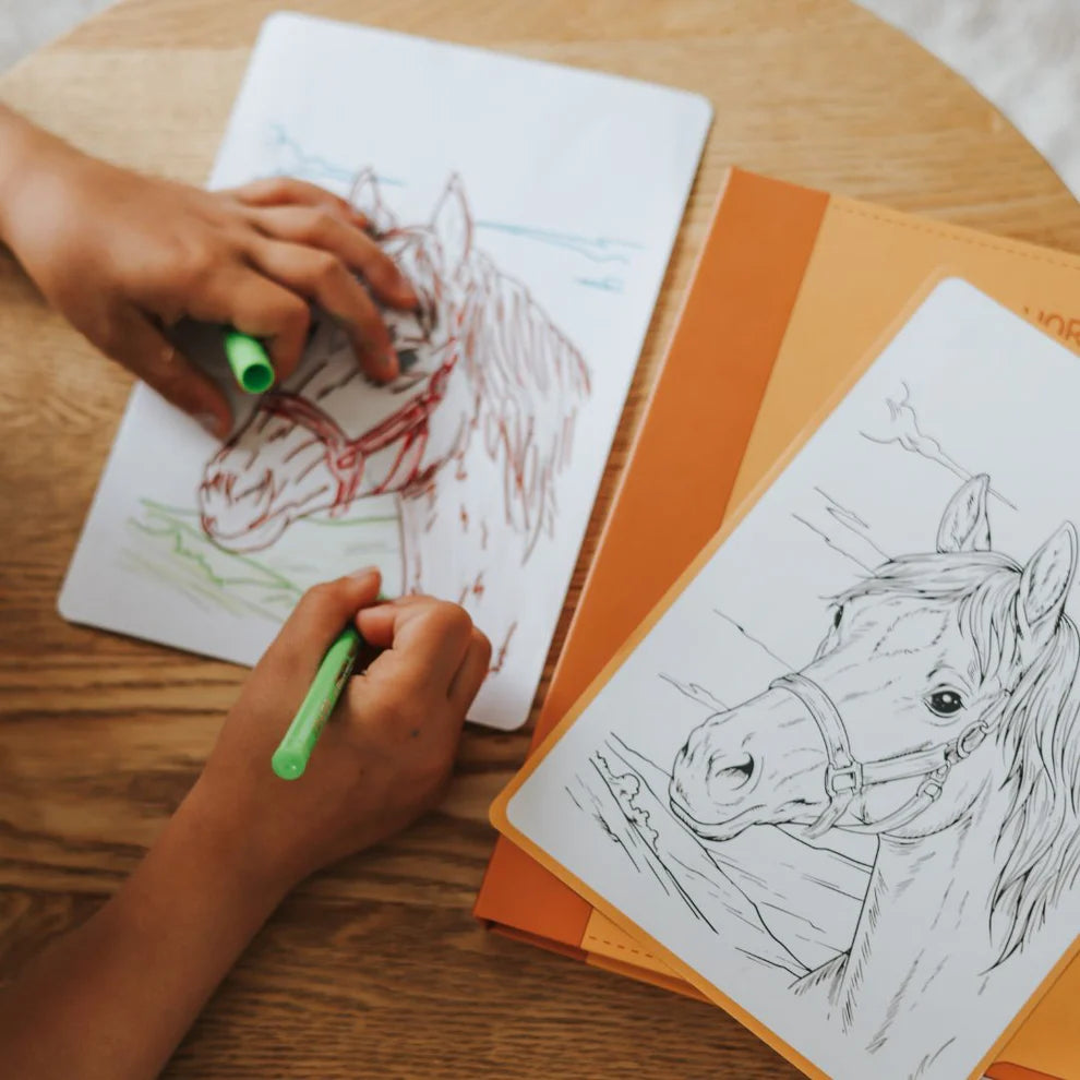 Kidywolf | kidydraw pad refill horses 8y+