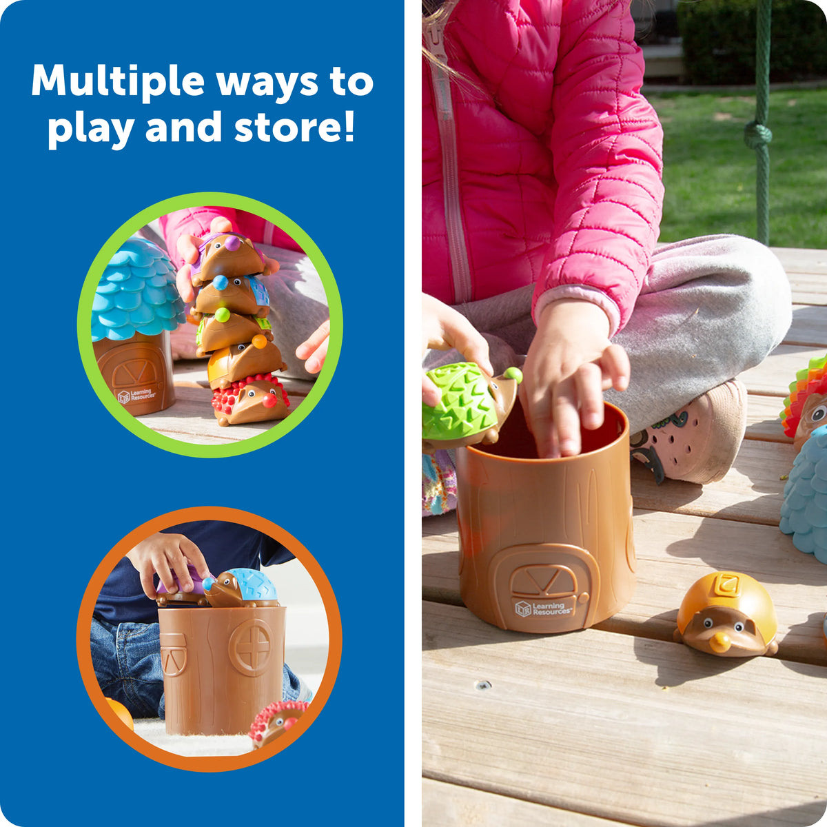 Learning Resources | spike fine motor hedgehog sensory tree house