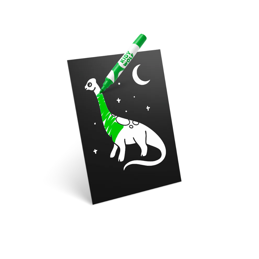 Kidywolf | Kidyneon Kit Voor Lightgevende Wanddecoratie Dino