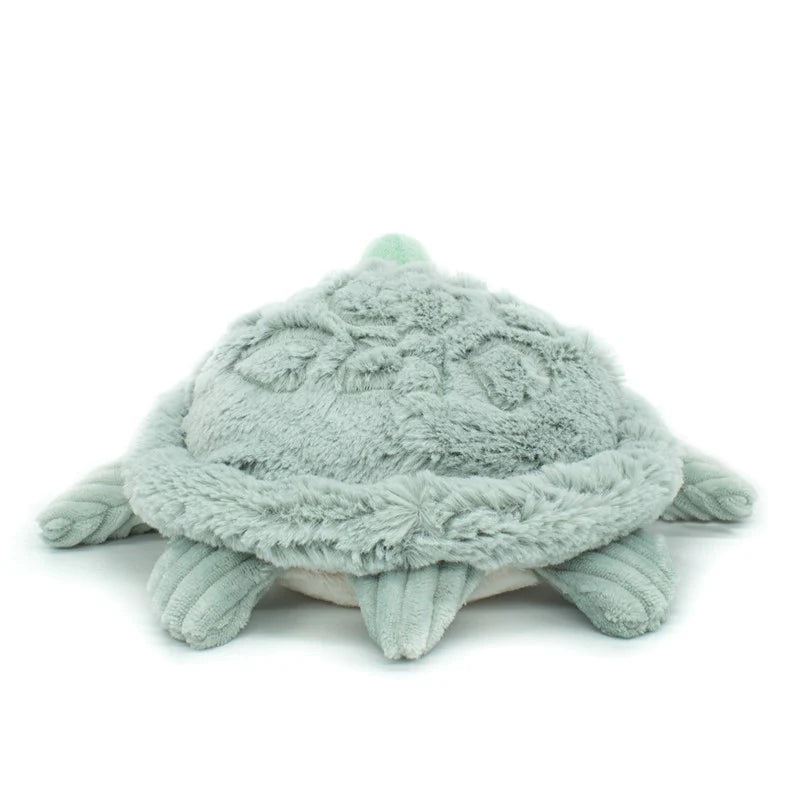 Les duéglingos | Les Ptipotos - Pluche Knuffel Sauvenou De Schildpad Moeder En Haar Mint Baby