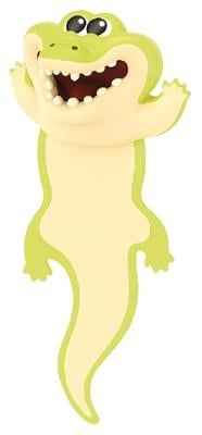 Auch! Bookmarks | Billy Brown Bookmark Wild Animals Snaggy Croc