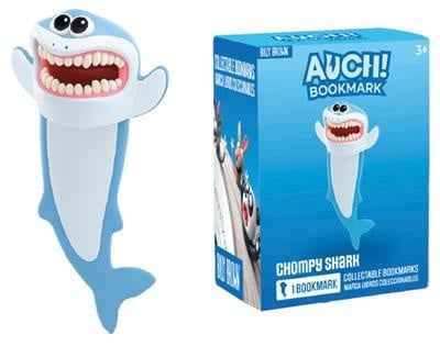 Auch! Bookmarks | Billy Brown Bladwijzer Zeedieren Chompy Shark