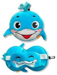 Zoonap | Nekkussen Met Slaapmasker Billy Brown Zoonap Dolphy Dolph