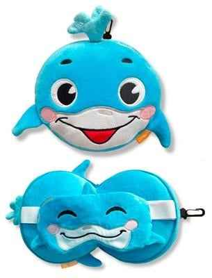 Zoonap | Nekkussen Met Slaapmasker Billy Brown Zoonap Dolphy Dolph