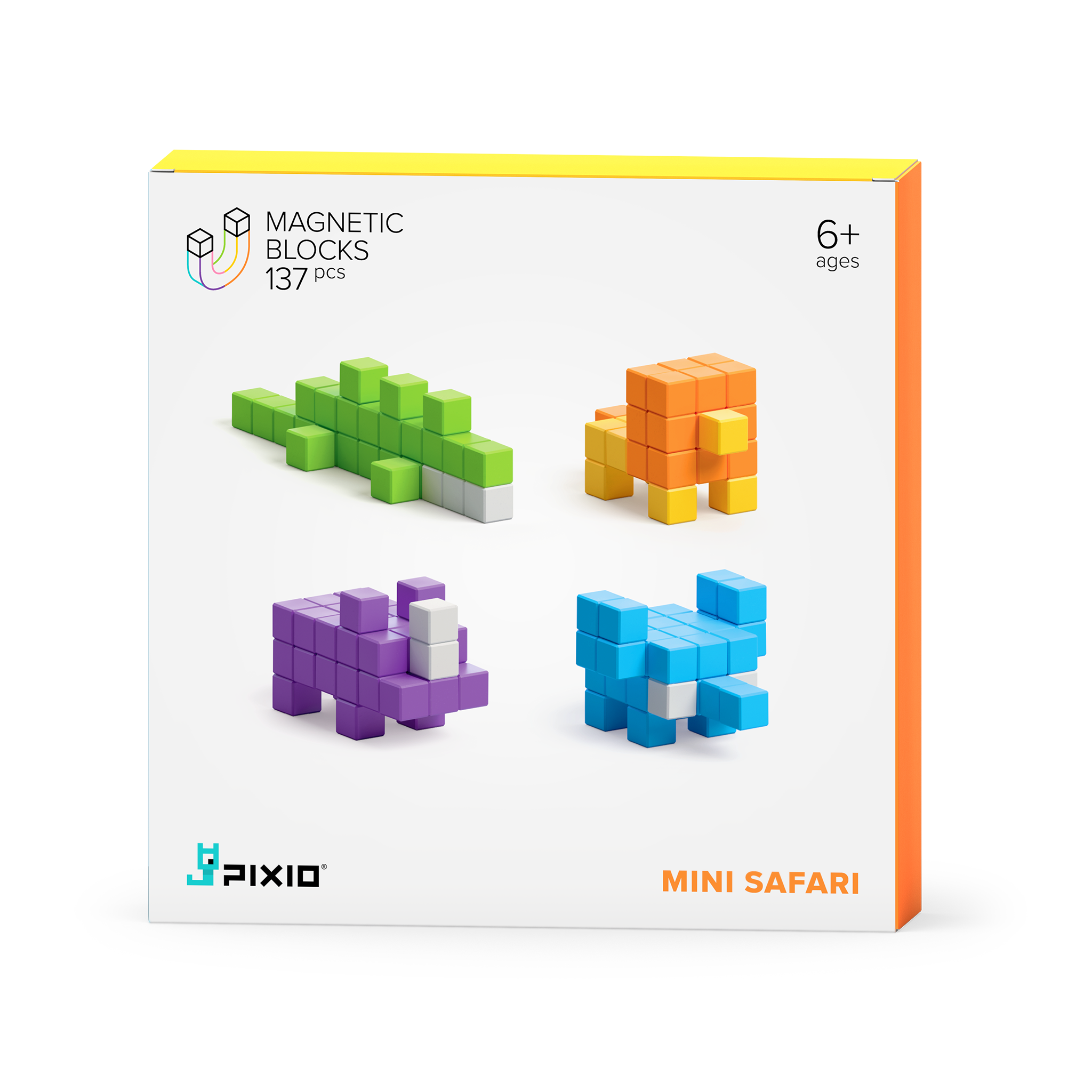 Pixio | Magnetische Blokken Story Series Mini Safari 137 Stuks