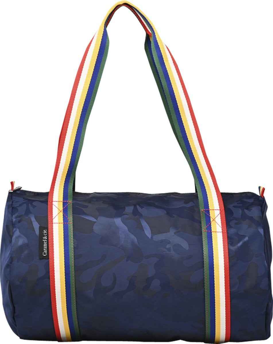 Caramel & Cie | Camo Blue Travel Bag
