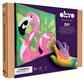 Okto | Sensory Art Coloring By Numbers - Animals - Pink Flamingo