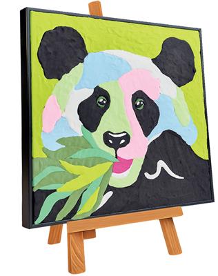 OKTO | sensory art kleien op nummers dieren panda