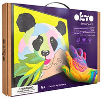 OKTO | sensory art kleien op nummers dieren panda