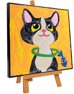 OKTO | kleien op nummers kat