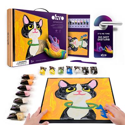 OKTO | kleien op nummers kat