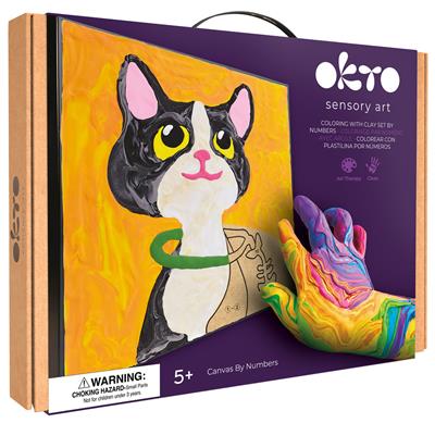 OKTO | kleien op nummers kat