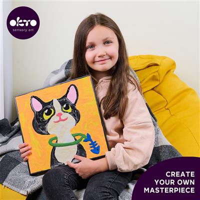 OKTO | kleien op nummers kat