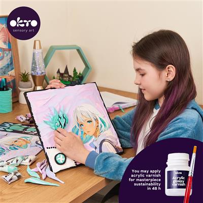 OKTO | sensory art 3D schilderen met klei magna lucht