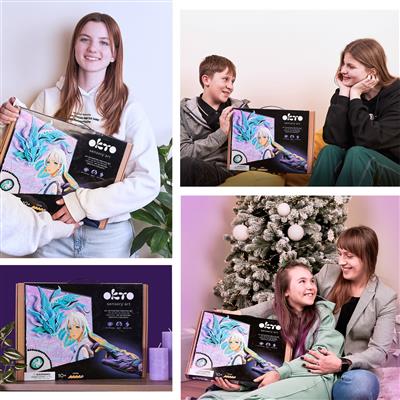 OKTO | sensory art 3D schilderen met klei magna lucht