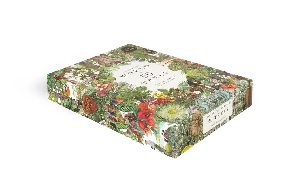 New Mags | Legpuzzel Rond De Wereld In 50 Bomen 1000 Stukjes
