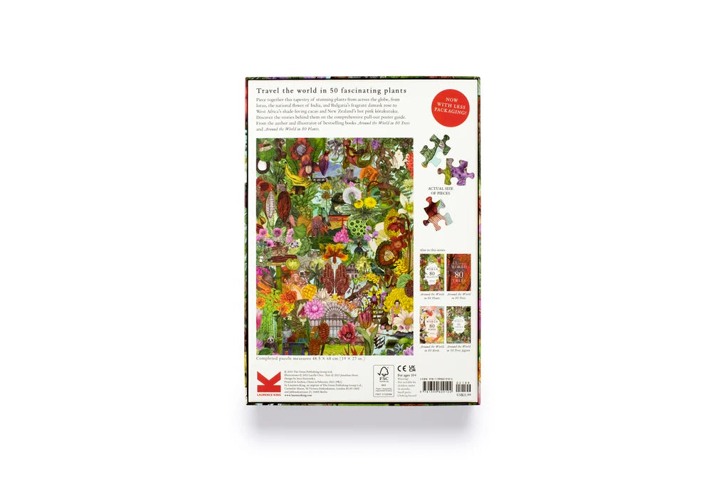 New Mags | Legpuzzel Rond De Wereld In 50 Planten 1000 Stukjes