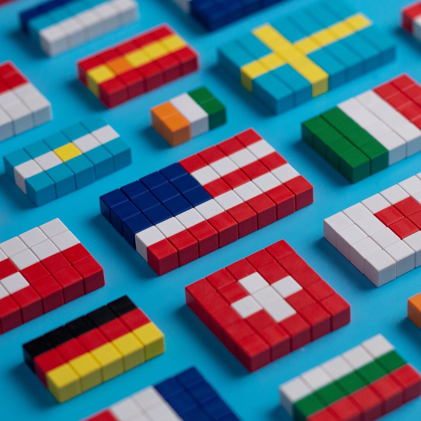 Pixio | Magnetische Blokken Story Series Flags 111 Stuks