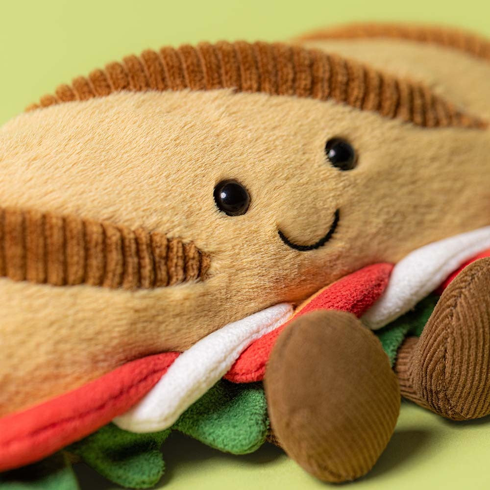 Jellycat | Pluche Knuffel Amuseables Caprese Baguette 10cm