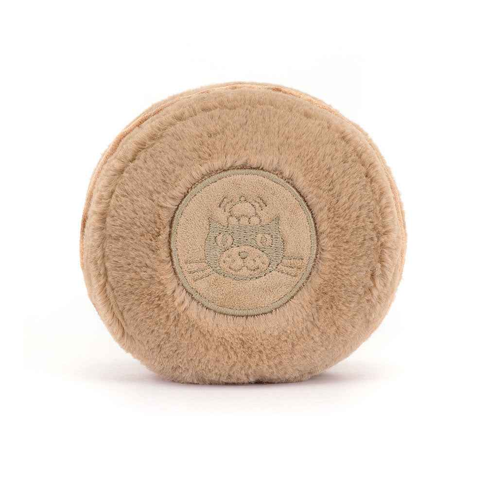 Jellycat | Pluche Knuffel Amuseables Mona Macaron Chocolate 12cm
