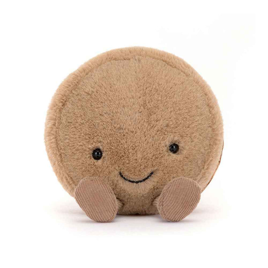 Jellycat | Pluche Knuffel Amuseables Mona Macaron Chocolate 12cm