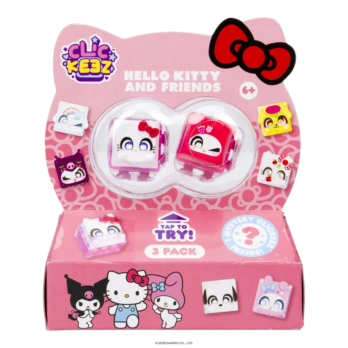Goliath | clickeez hello kitty & friends 3-pack