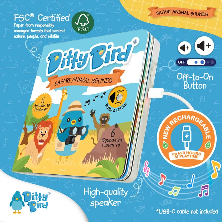 Ditty bird | safari animals sounds